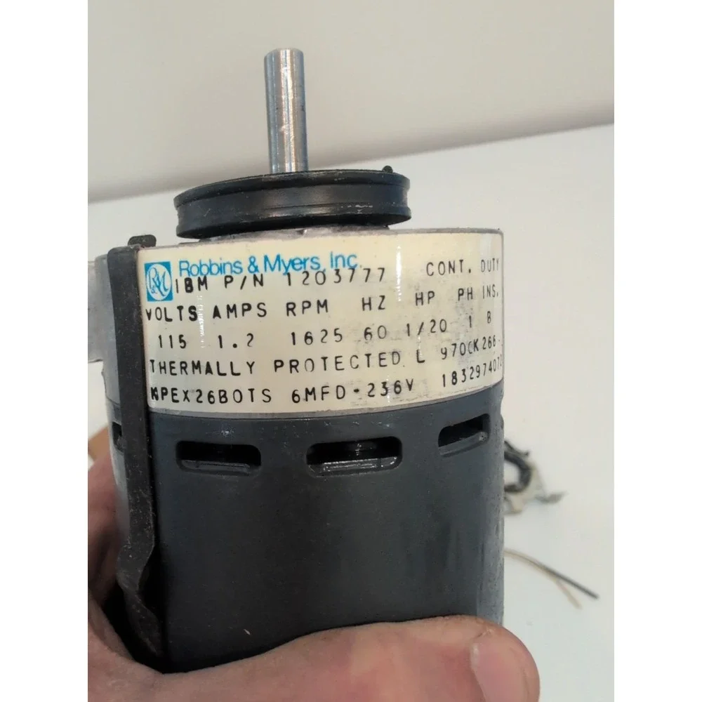 Robbins Myers Motor 1832974072 1/20 HP IBM P/N 1203777 115v 1625 Rpm In Box